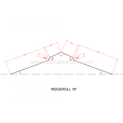 Fascia board plain stainless steel R450 each 5M